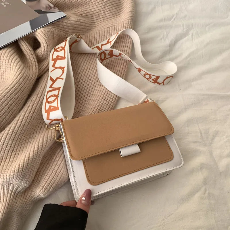 Shoulder Bag with Wide Strap ⎜ Compact Design for Everyday Use