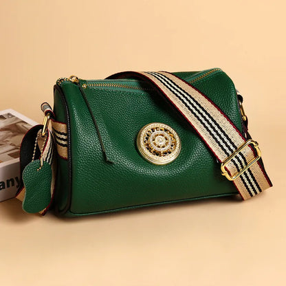 Shoulder Bag for Women ⎜ Fashionable Shoulder Bag with Wide Shoulder Strap and Elegant Embellishment