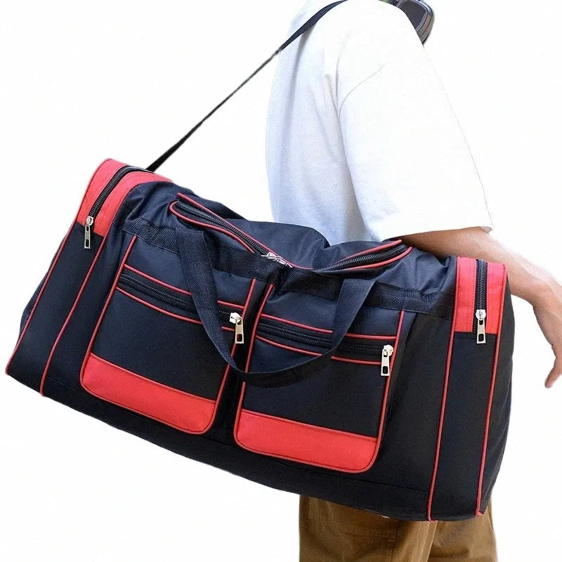 Travel Bag with Shoulder Strap ⎜ Large Capacity with Separation of Wet and Dry Items