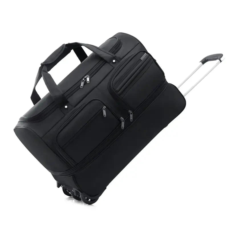 Travel Bag with Wheels ⎜ Large Capacity and Multifunctional Design for Flexible Storage Space