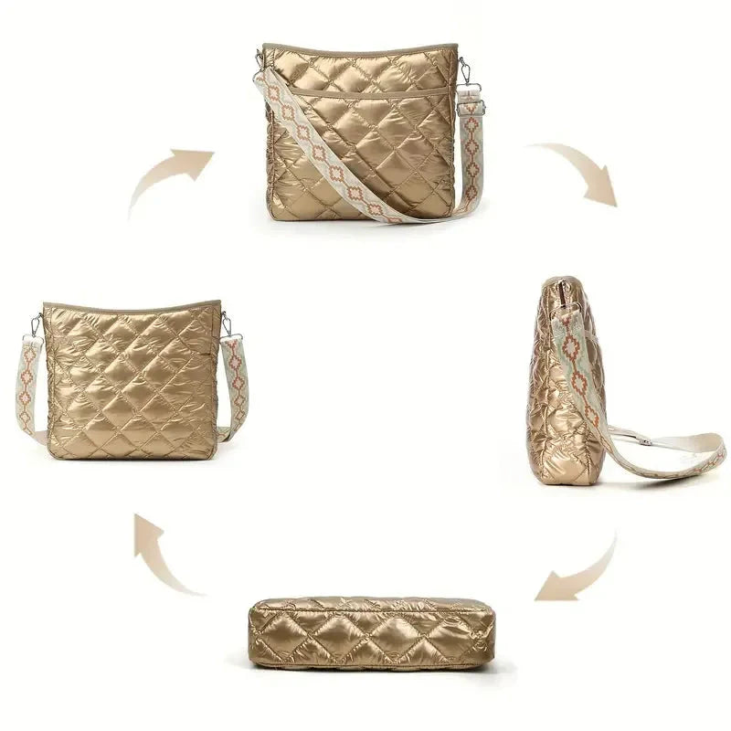 Water - Repellent Nylon Crossbody Bag ⎜ Versatile and Practical with a Robust Design