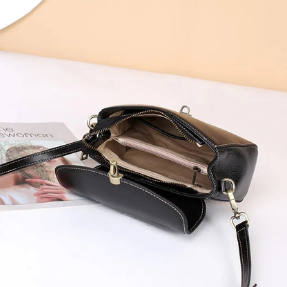 Small Leather Shoulder Bag ⎜ Elegant , Practical Design for Everyday Use