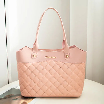 Quilted Handbag for Women ⎜ Versatile Shoulder Bag for Shopping and Everyday Use
