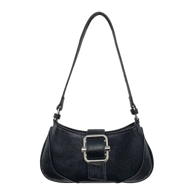 Vintage Baguette Bag with Large Buckle ⎜ Stylish Accessory for a Modern Look