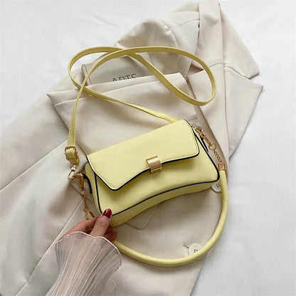Small Shoulder Bag for Women ⎜ Bag with Gold Buckle