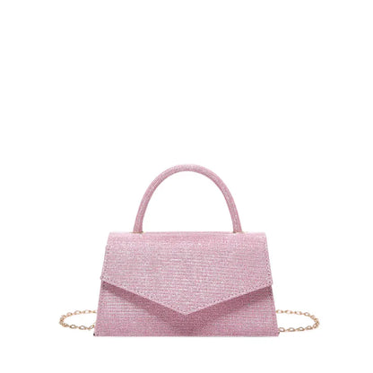Glittering Handbag for Women ⎜ Elegant Shoulder Bag with Sparkling Design and Chain Strap