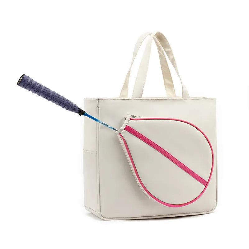 Women's Tennis Bag ⎜ Shoulder Bag with Racket Compartment and Storage Space for Sport and Leisure
