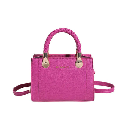 Trendy Handbag for Women ⎜ Compact Shoulder Bag with Braided Handle and Modern Design