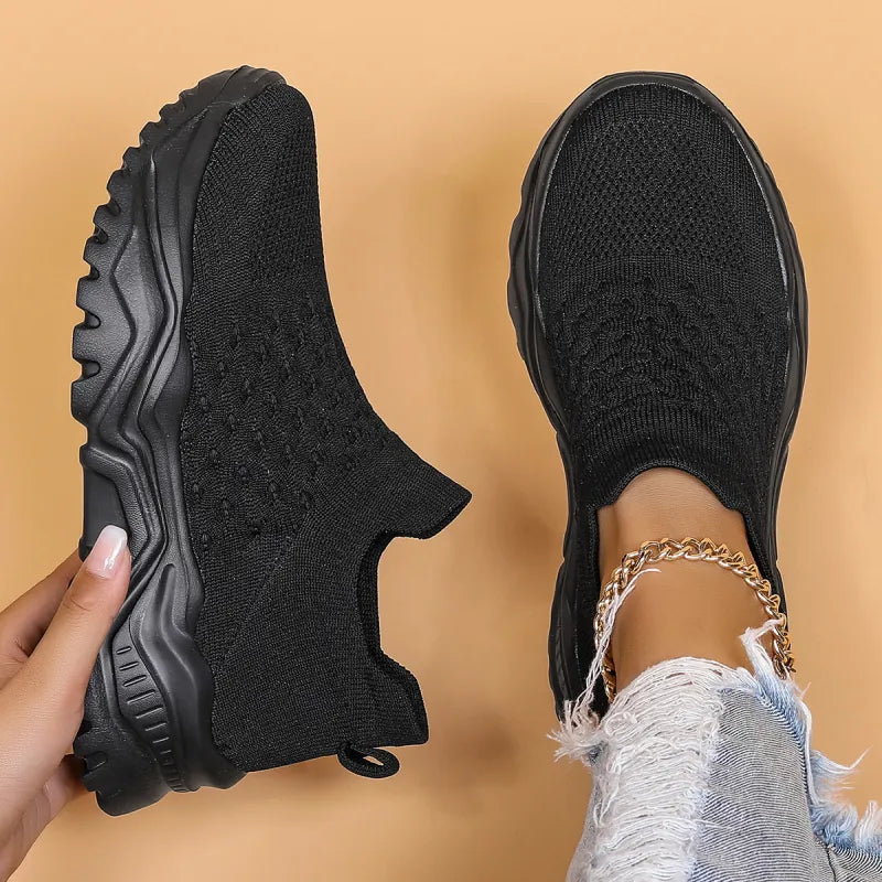 Slip - on Trainers for Women ⎜ Comfortable Shoes with a Breathable Design for Everyday Wear and Comfort