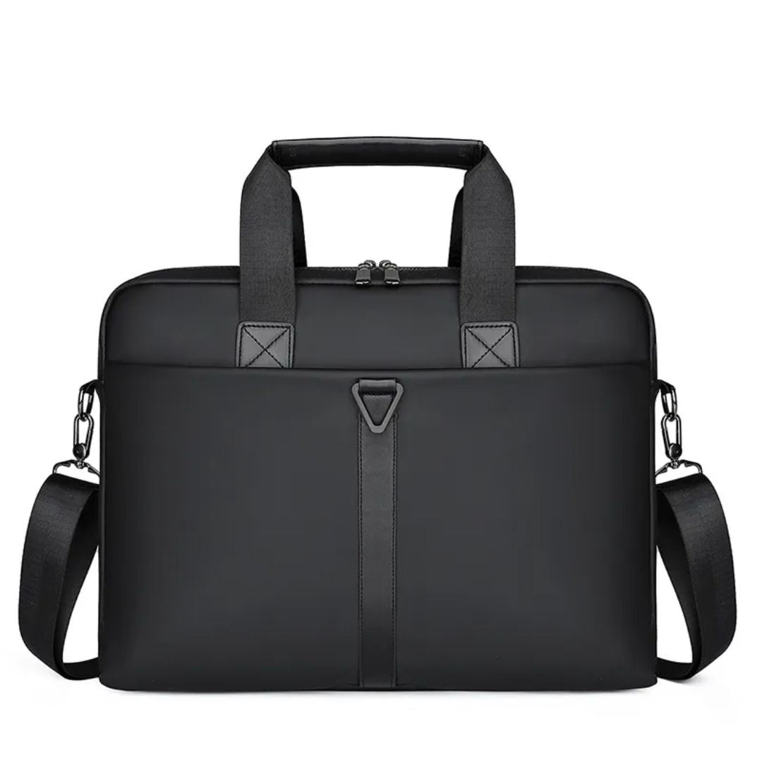 Laptop Bag for Men ⎜ Durable PU Briefcase with Plenty of Storage Space and Shoulder Strap