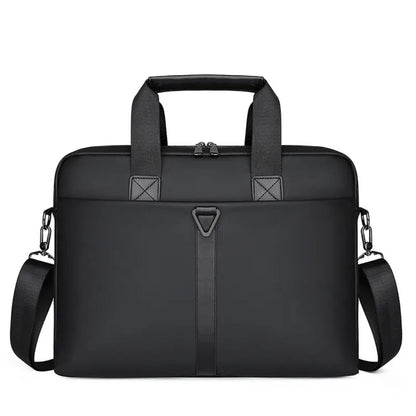Laptop Bag for Men ⎜ Durable PU Briefcase with Plenty of Storage Space and Shoulder Strap