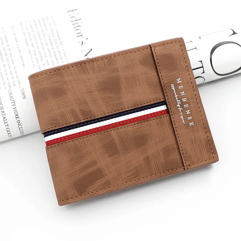 Men's Wallet with Large Capacity ⎜ Triple - Folding with Coin Pocket and Card Compartments