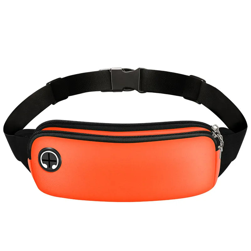 Running Bag for Men and Women ⎜ Lightweight Design with Zip and Headphone Opening for Sports