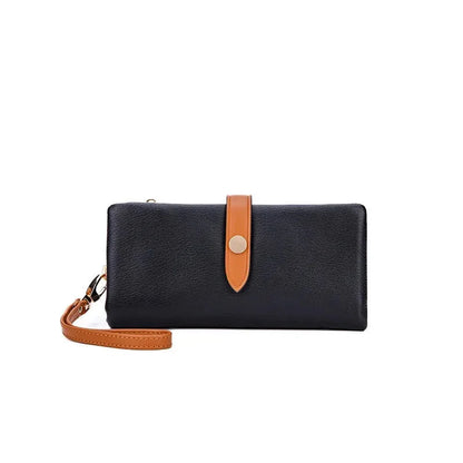 Women's Wallet ⎜ Multifunctional Clutch in Contrasting Design with Zip and Practical Compartments