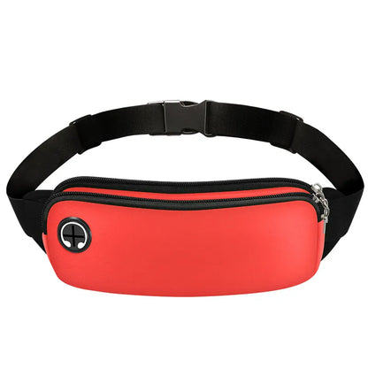 Running Bag for Men and Women ⎜ Lightweight Design with Zip and Headphone Opening for Sports