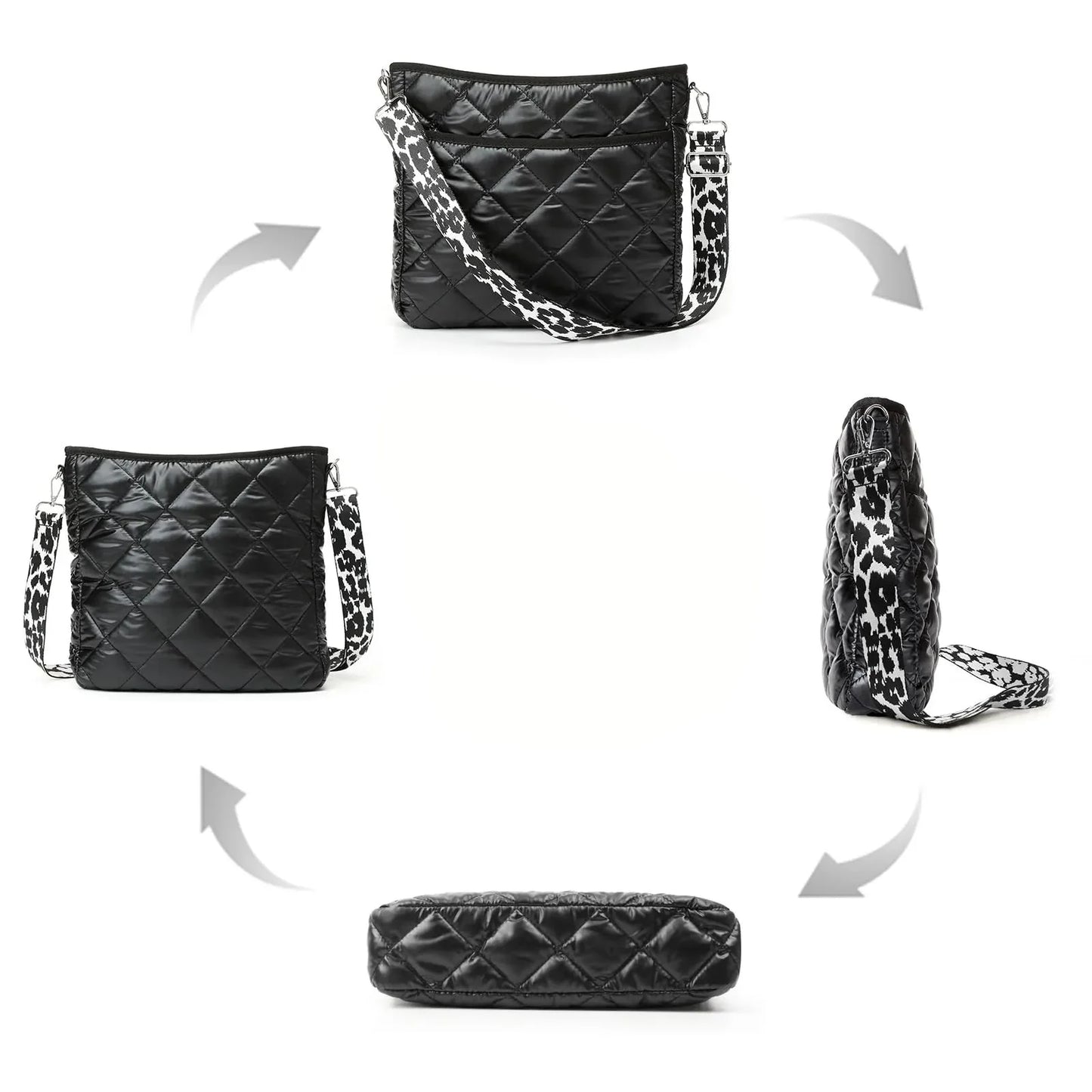 Water - Repellent Nylon Crossbody Bag ⎜ Versatile and Practical with a Robust Design