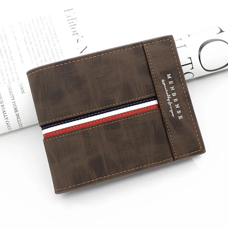 Men's Wallet with Large Capacity ⎜ Triple - Folding with Coin Pocket and Card Compartments