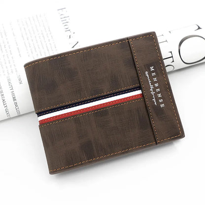 Men's Wallet with Large Capacity ⎜ Triple - Folding with Coin Pocket and Card Compartments