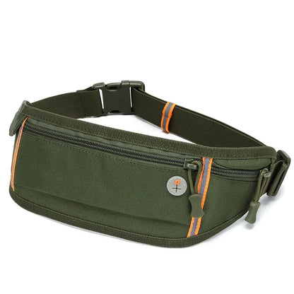 Belt Bag for Outdoor and Sports ⎜ Waterproof Hip Bag with Headphone Opening and Zip Pocket