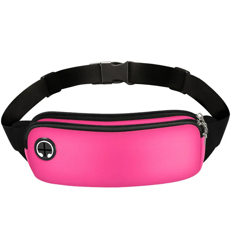 Running Bag for Men and Women ⎜ Lightweight Design with Zip and Headphone Opening for Sports