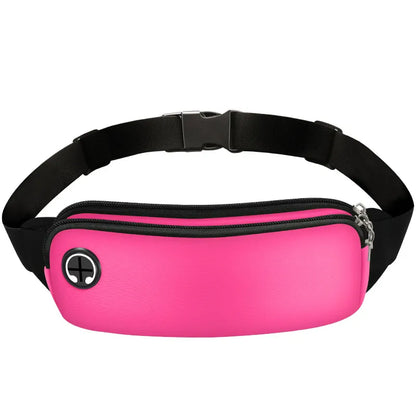 Running Bag for Men and Women ⎜ Lightweight Design with Zip and Headphone Opening for Sports
