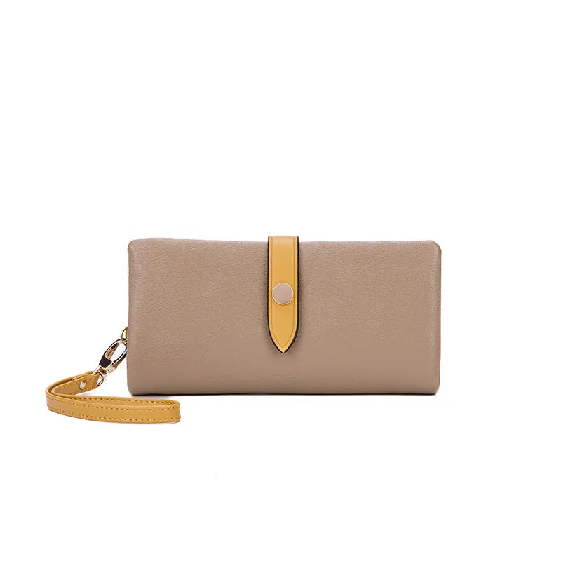 Women's Wallet ⎜ Multifunctional Clutch in Contrasting Design with Zip and Practical Compartments