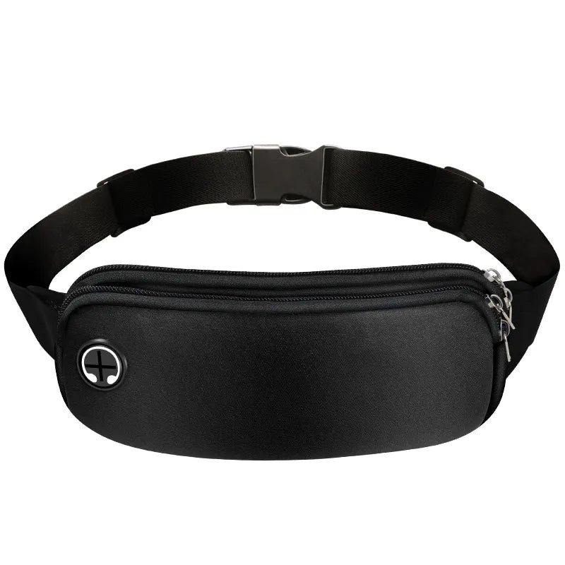 Running Bag for Men and Women ⎜ Lightweight Design with Zip and Headphone Opening for Sports