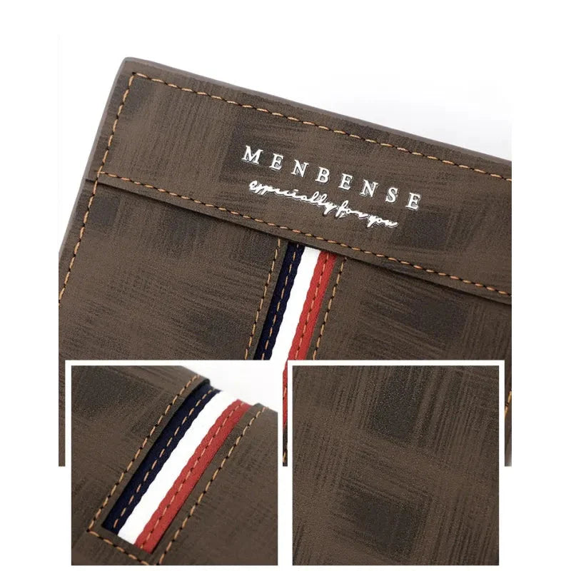 Men's Wallet with Large Capacity ⎜ Triple - Folding with Coin Pocket and Card Compartments