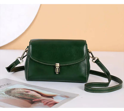 Small Leather Shoulder Bag ⎜ Elegant , Practical Design for Everyday Use