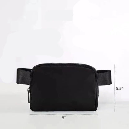 Running Belt Bag for Men and Women ⎜ Lightweight Sports Bag with Zip and Adjustable Hip Belt