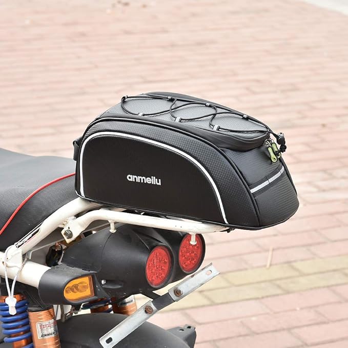 Bicycle Rear Pannier for Pannier Rack ⎜ Waterproof Transport Bag with Large Capacity and Reflective Strips