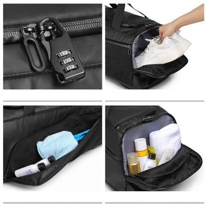 Sports Bag for Men ⎜ Large Travel Bag with Wet Compartment , Shoe Compartment and Adjustable Shoulder Strap