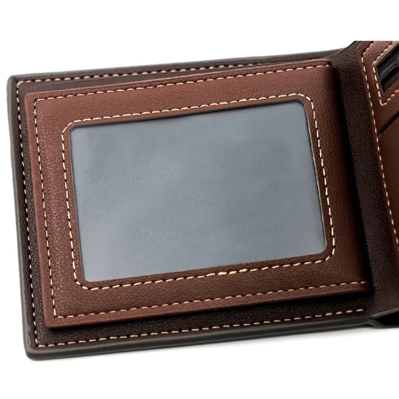 Men's Wallet with Large Capacity ⎜ Triple - Folding with Coin Pocket and Card Compartments