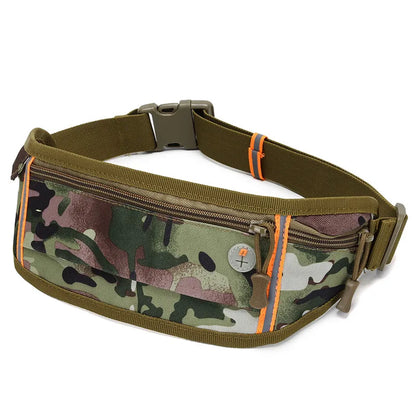 Belt Bag for Outdoor and Sports ⎜ Waterproof Hip Bag with Headphone Opening and Zip Pocket