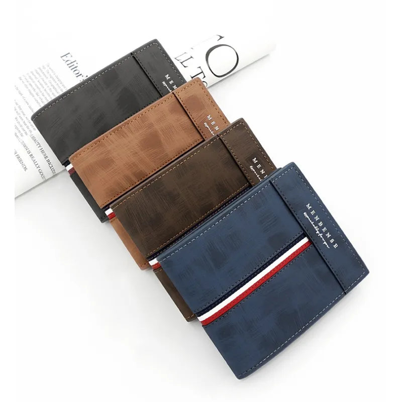 Men's Wallet with Large Capacity ⎜ Triple - Folding with Coin Pocket and Card Compartments
