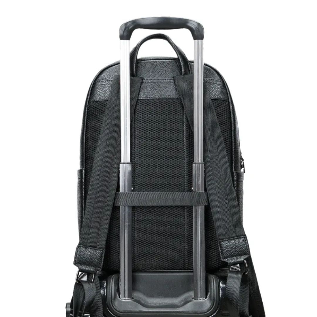 Leather Backpack for Men ⎜ Elegant and Spacious Business Backpack for Work and Travelling