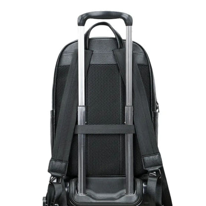 Leather Backpack for Men ⎜ Elegant and Spacious Business Backpack for Work and Travelling