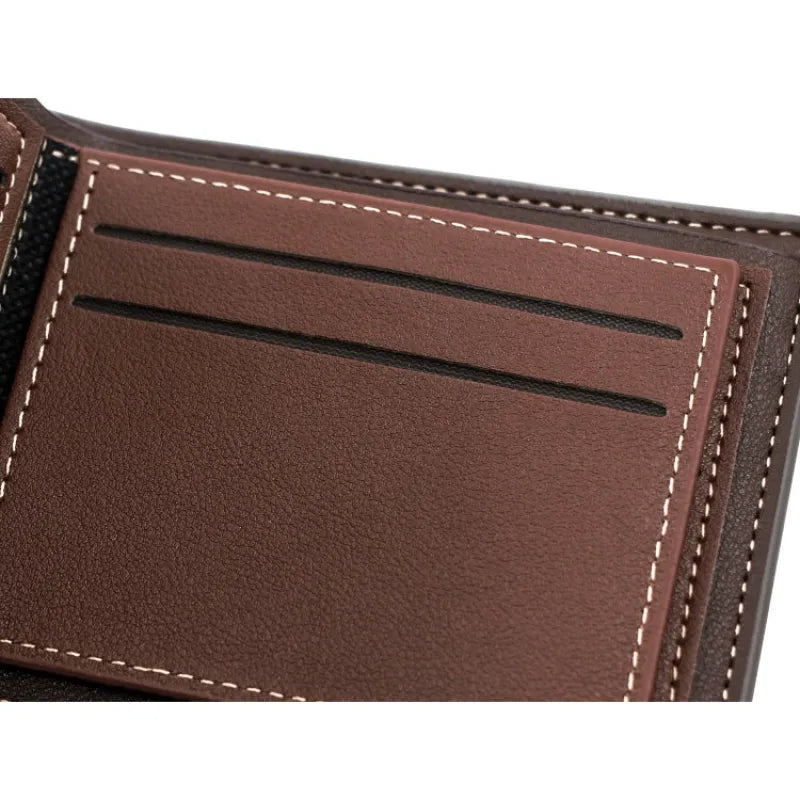 Men's Wallet with Large Capacity ⎜ Triple - Folding with Coin Pocket and Card Compartments