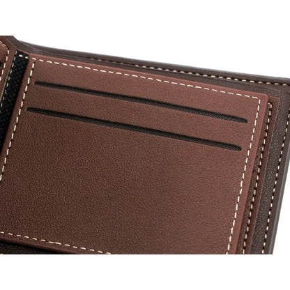 Men's Wallet with Large Capacity ⎜ Triple - Folding with Coin Pocket and Card Compartments