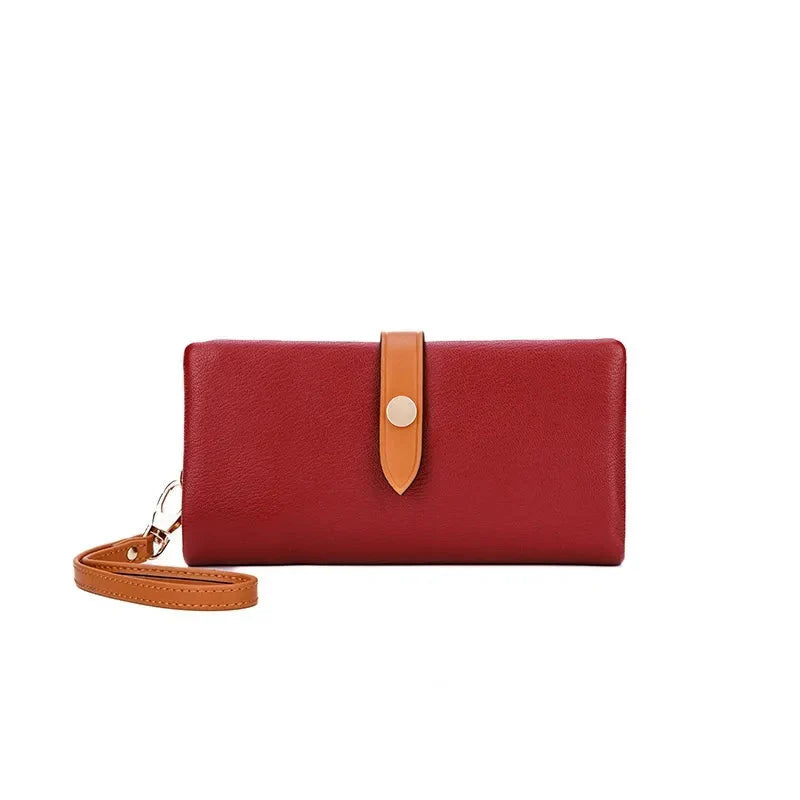 Women's Wallet ⎜ Multifunctional Clutch in Contrasting Design with Zip and Practical Compartments
