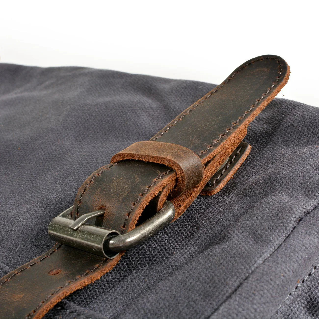 Canvas Shoulder Bag for Men ⎜ Robust Bag with Leather Accents and Adjustable Shoulder Strap