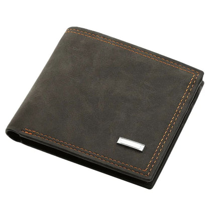 Men's Wallet with Zip ⎜ Compact Wallet with Card and Coin Compartment