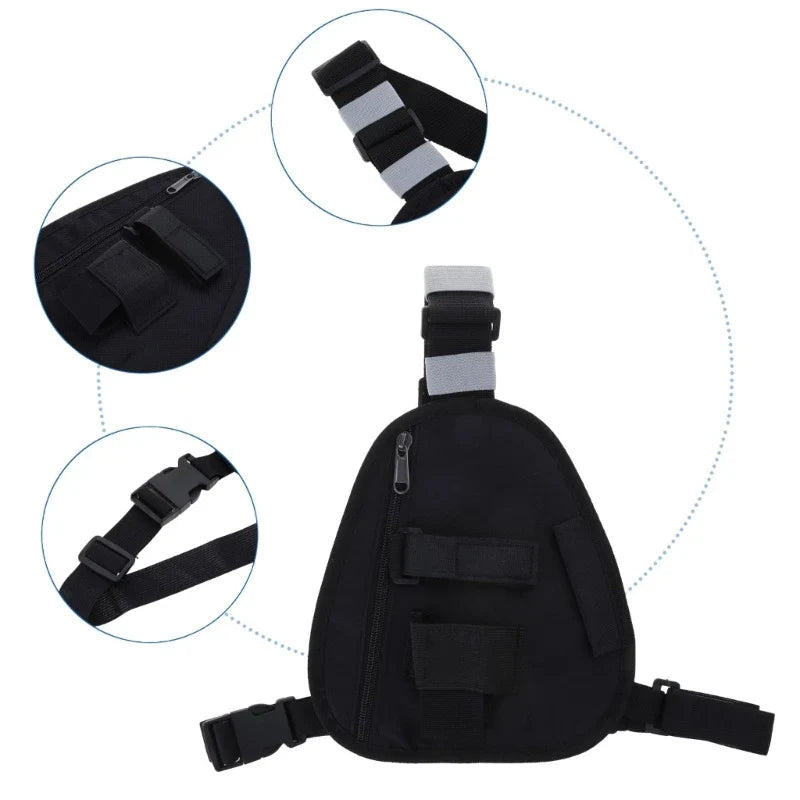 Multifunctional Chest Bag for Men ⎜ Portable Shoulder Bag with Many Compartments for Everyday Use