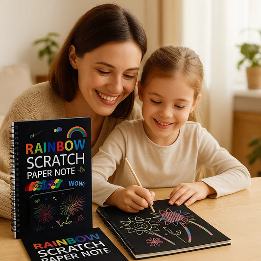 Magical Rainbow Scratch Paper