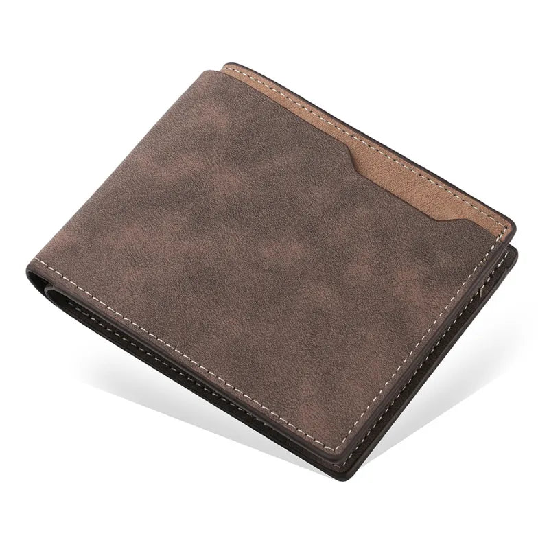 Classic Wallet for Men ⎜ Simple Design with Several Card Slots and Space for Cash