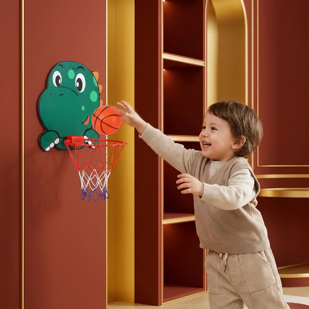 Cute Animal Basketball Set for Kids