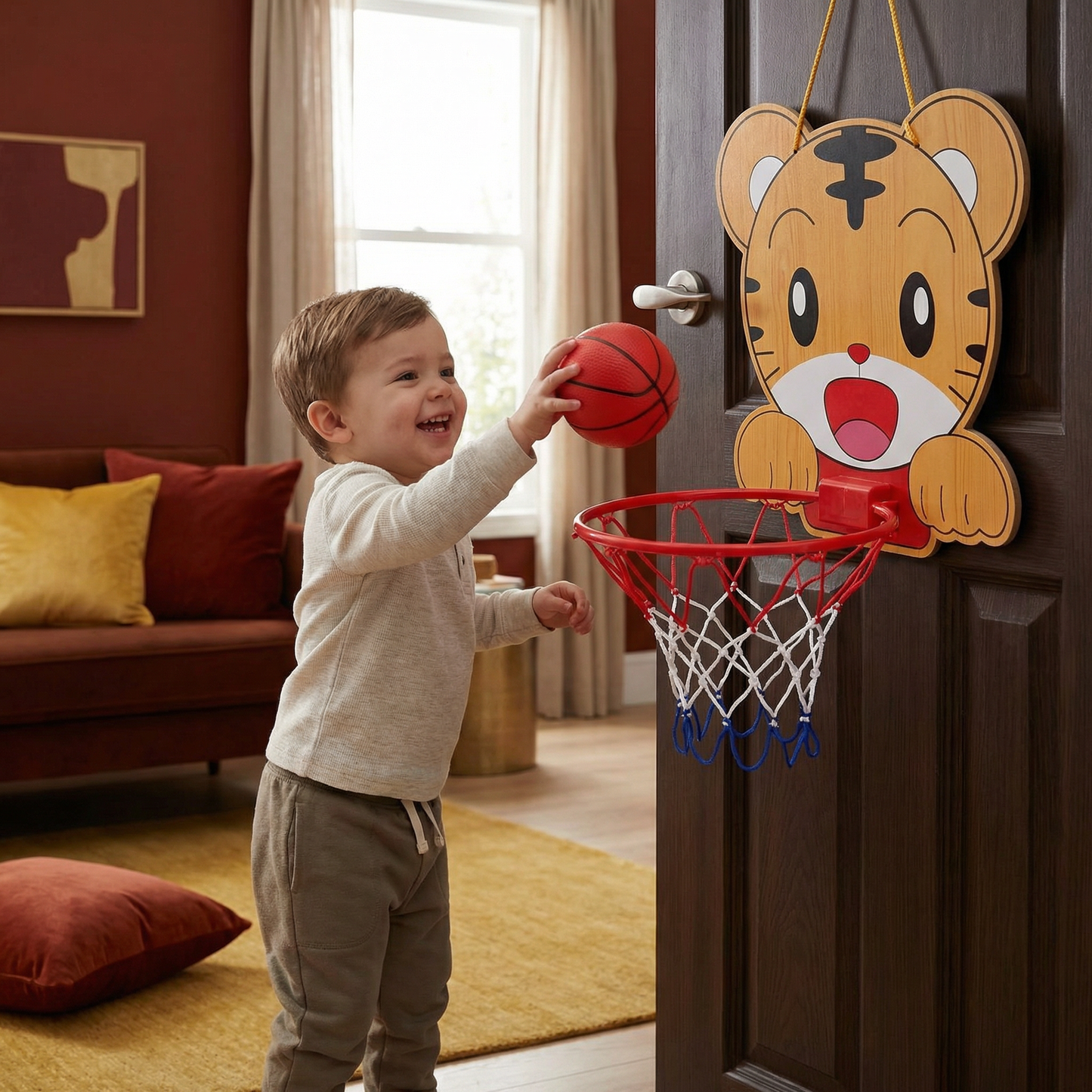 Cute Animal Basketball Set for Kids