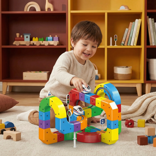 Magic Cube Train Track – Kids Toy