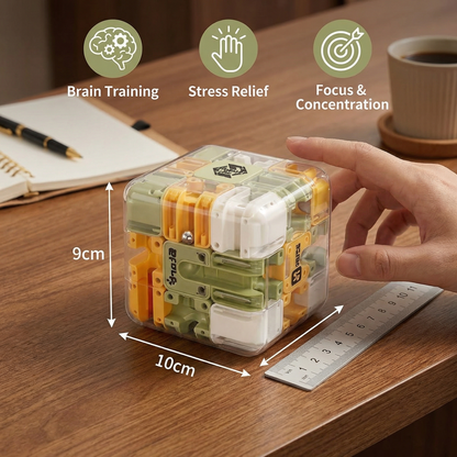 3D Labyrinth Puzzle Cube