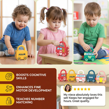 Montessori Key and Lock – Patterns & Colors Toy